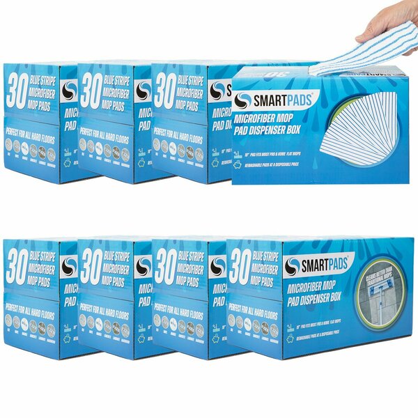 Monarch Brands Smart Pads for Reusable Mops - Blue, 240PK M901RMP-BL-CS